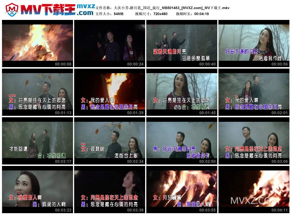 大庆小芳-静月思_国语_流行_MB501453